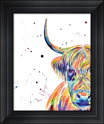 Framed Highland Cow Print