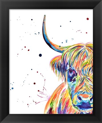 Framed Highland Cow Print