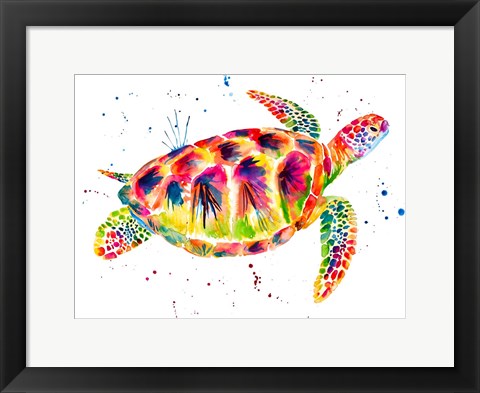 Framed Sea Turtle Print