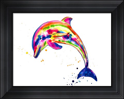Framed Dolphin Print
