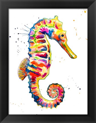 Framed Sea Horse Print