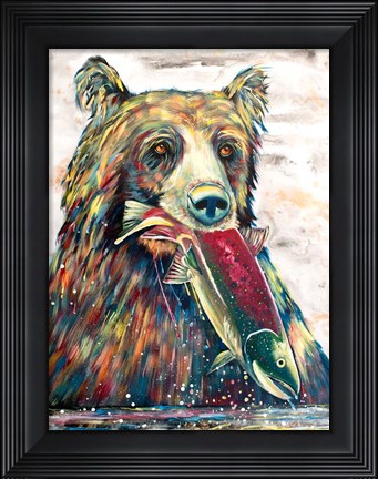 Framed Salmon Print