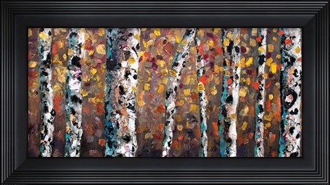 Framed Into the Woods Print