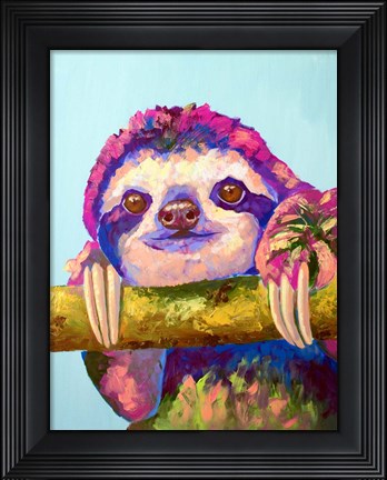 Framed Sloth Print