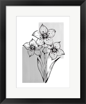 Framed Botanical Rectangle Print