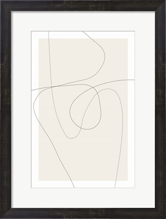 Framed Lines at Play IV Print