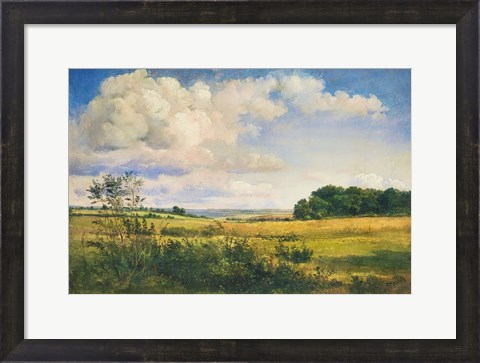 Framed Sunlit Clouds Print