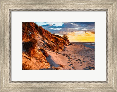 Framed Sunset on the Dunes Print