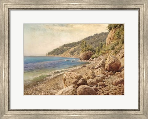 Framed Sandstone Beach Print