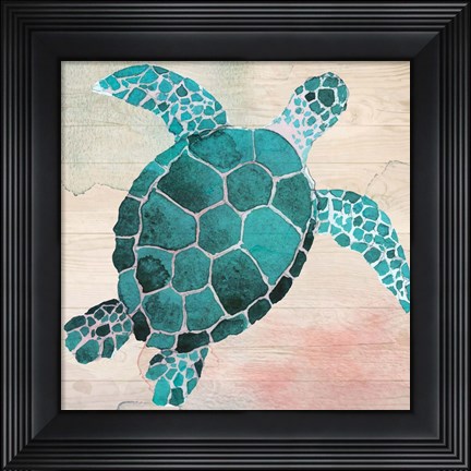 Framed Sea Turtle Print