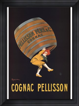 Framed Cognac Pellison Print