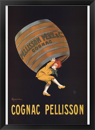 Framed Cognac Pellison Print