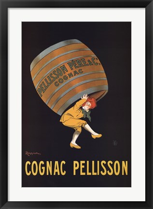 Framed Cognac Pellison Print