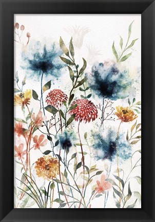 Framed Wildflowers II Print