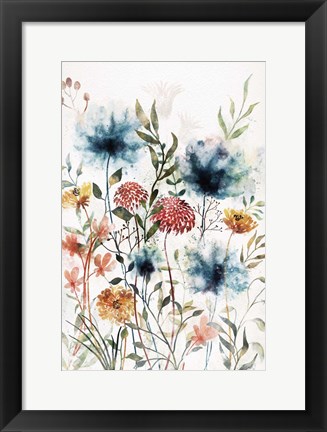 Framed Wildflowers II Print