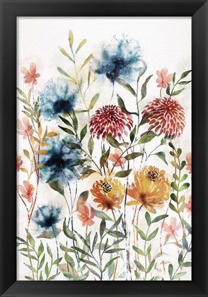 Framed Wildflowers II Print