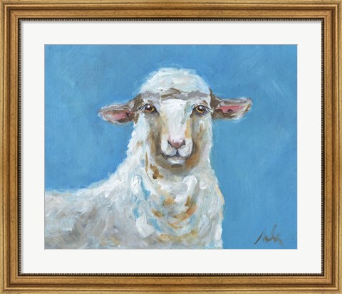 Framed Lola the Sheep Print
