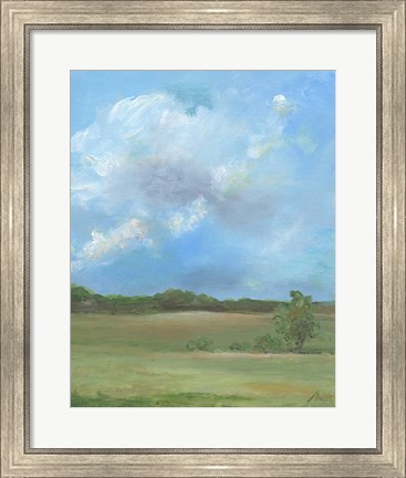 Framed Pasture III Print