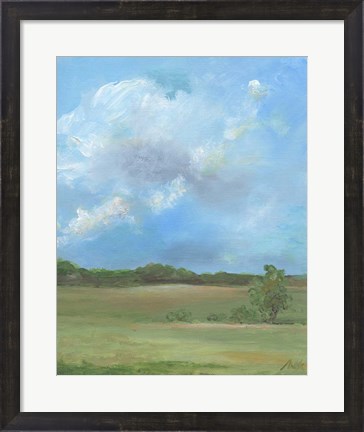 Framed Pasture III Print