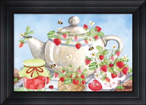 Framed Strawberry Jam Print