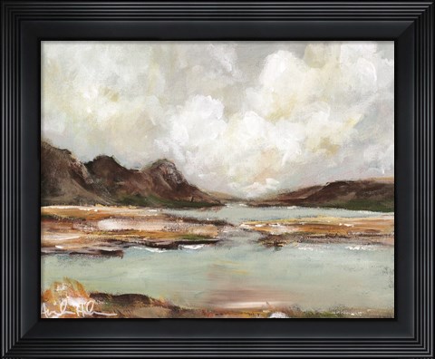 Framed Coastline Print