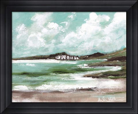 Framed Little White Houses Print