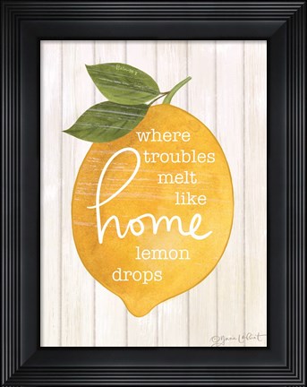 Framed Where Troubles Melt Print