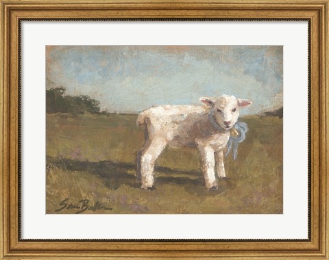 Framed Little Lamb III Print
