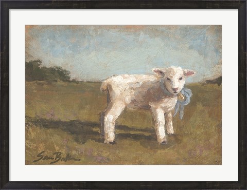 Framed Little Lamb III Print