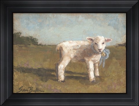 Framed Little Lamb III Print