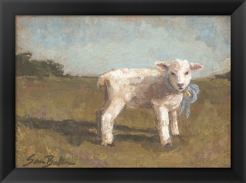 Framed Little Lamb III Print