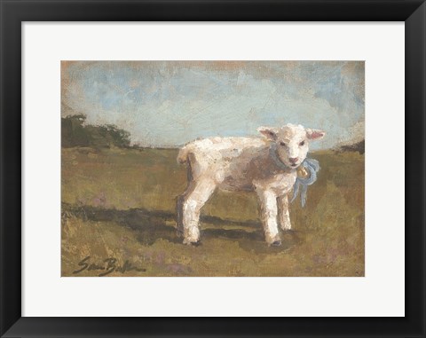 Framed Little Lamb III Print