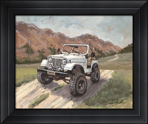 Framed Road Less Traveled Print