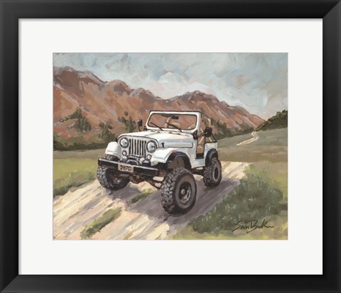 Framed Road Less Traveled Print