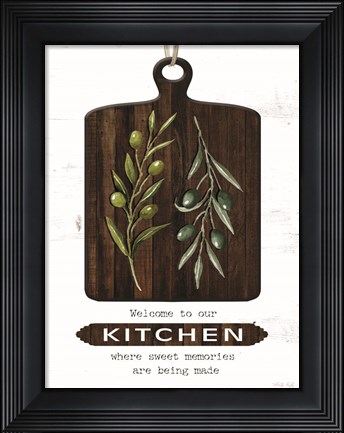 Framed Welcome to Our Kitchen Print
