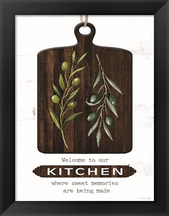 Framed Welcome to Our Kitchen Print