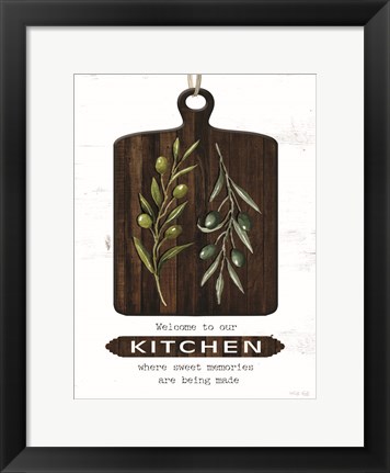 Framed Welcome to Our Kitchen Print