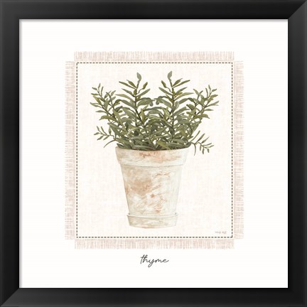 Framed Fresh Thyme Print