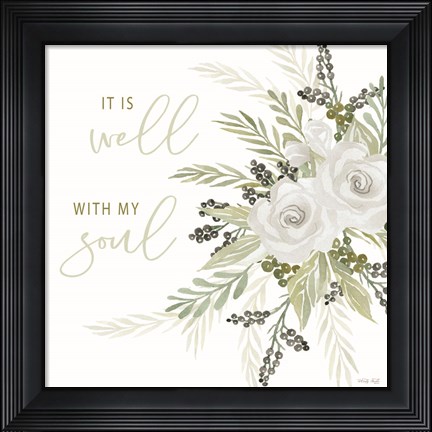 Framed It Is Well Print