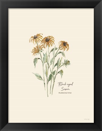 Framed Black Eyed Susan Print