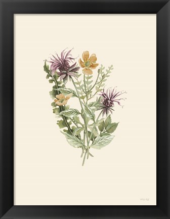 Framed Botanical Mix III Print