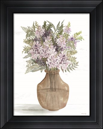 Framed Lilac Vase Print