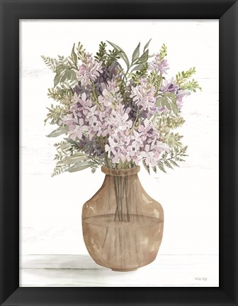 Framed Lilac Vase Print