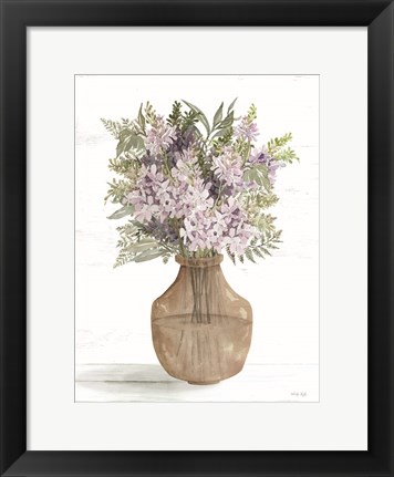 Framed Lilac Vase Print