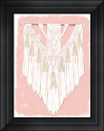 Framed Boho Wall Hanging I Print