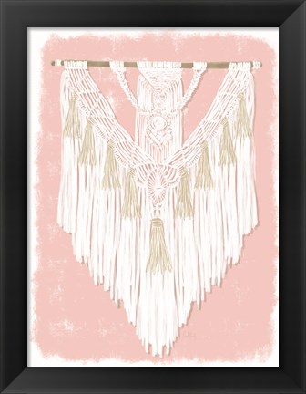 Framed Boho Wall Hanging I Print