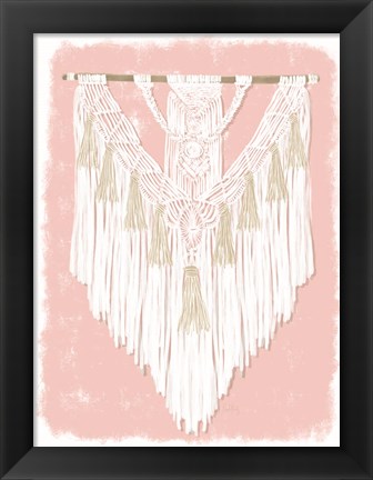 Framed Boho Wall Hanging I Print