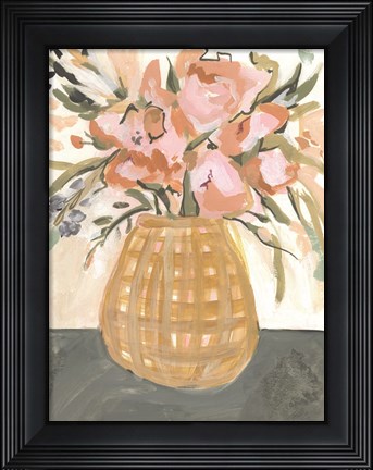 Framed Boho Floral II Print
