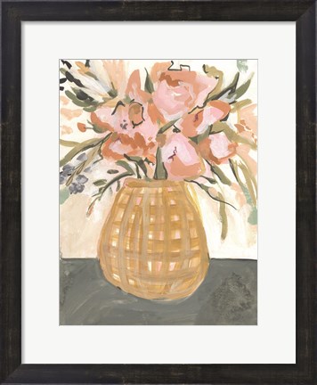 Framed Boho Floral II Print