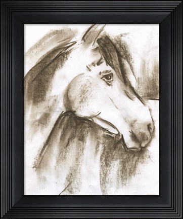 Framed Big Red Print